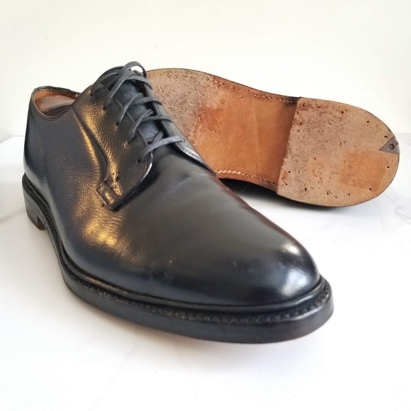 JOHNSTON MURPHY V Cleat Aristocraft Men\'s Oxford Black Shoes Size 10 E/C Vintage main image 10